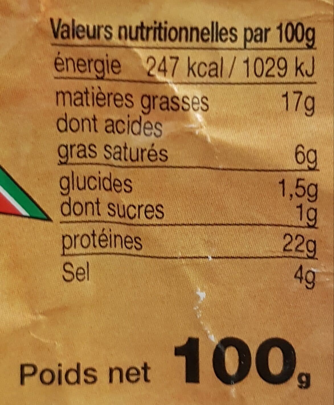 Boni Miche Fumée enrobée de poivre packshot