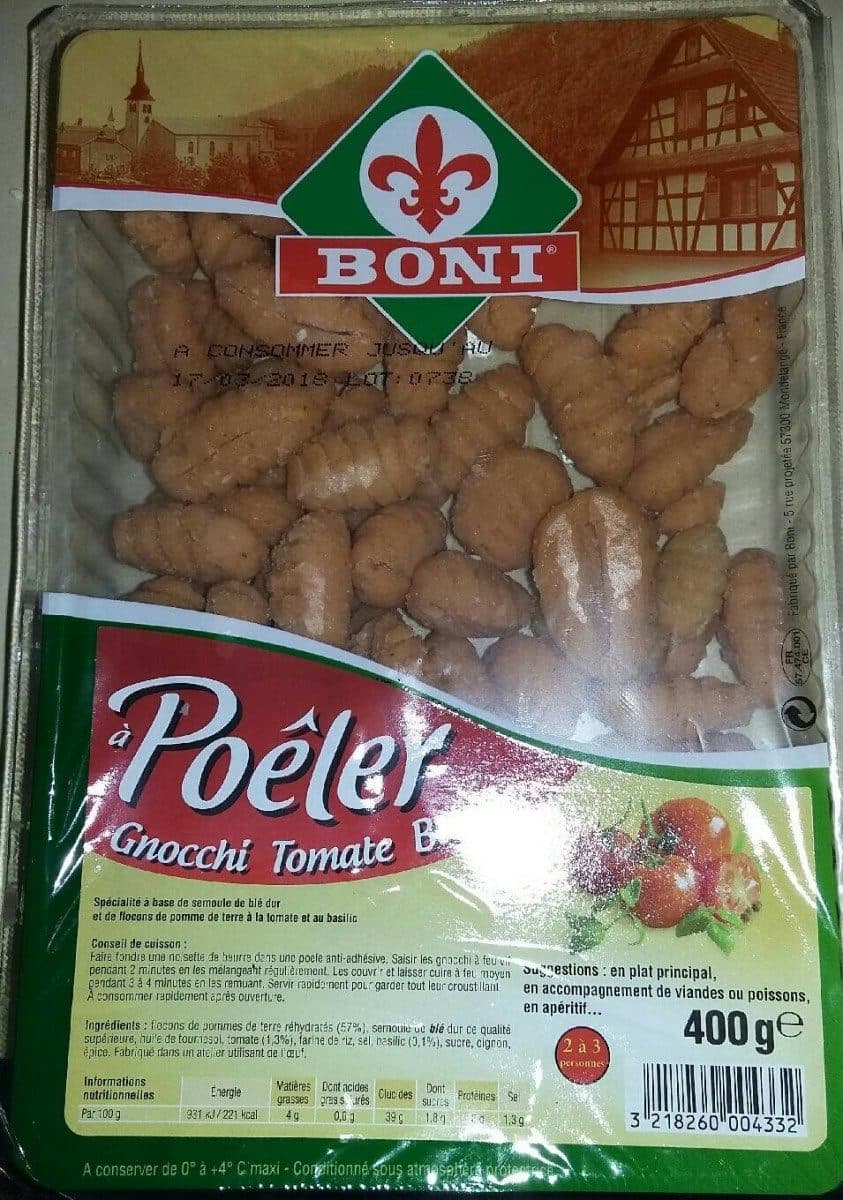 Boni Gnocchi tomate basilic a poeler packshot