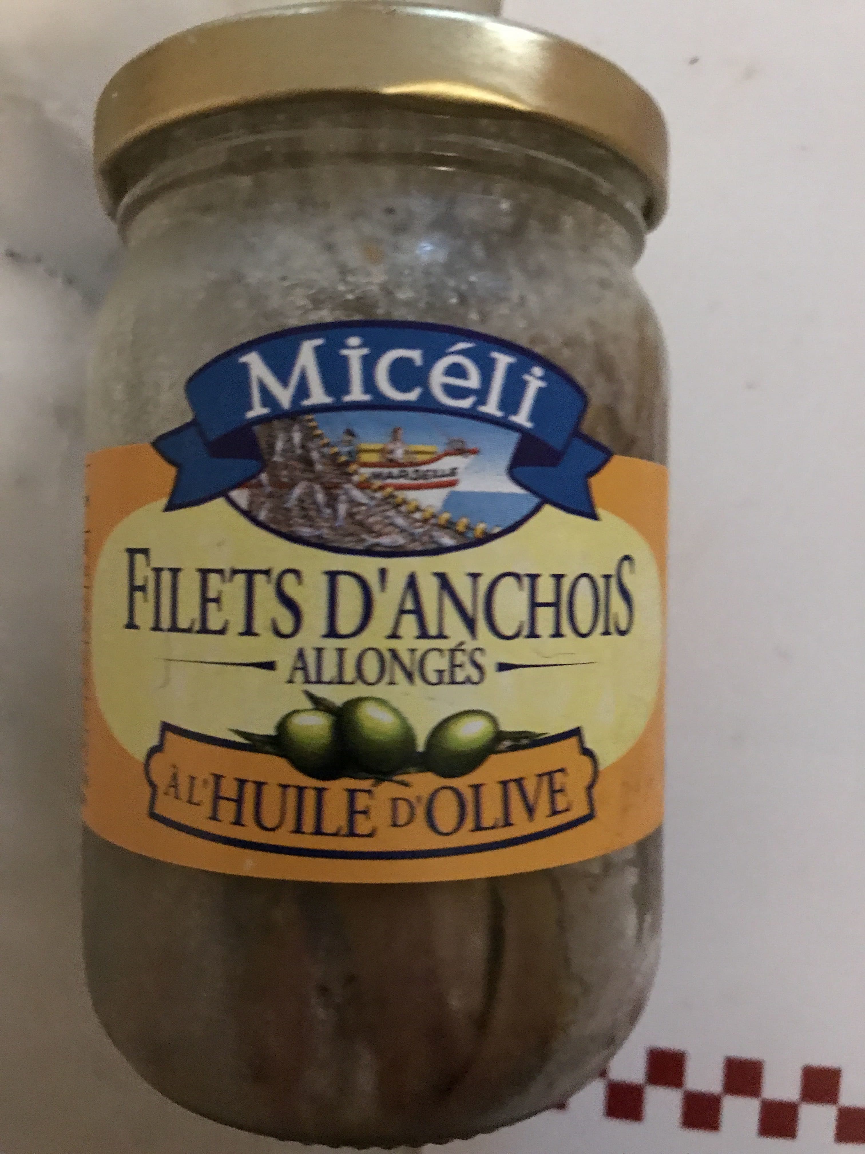 Miceli Filets D'anchois a L'huile D'olive 210 gr packshot