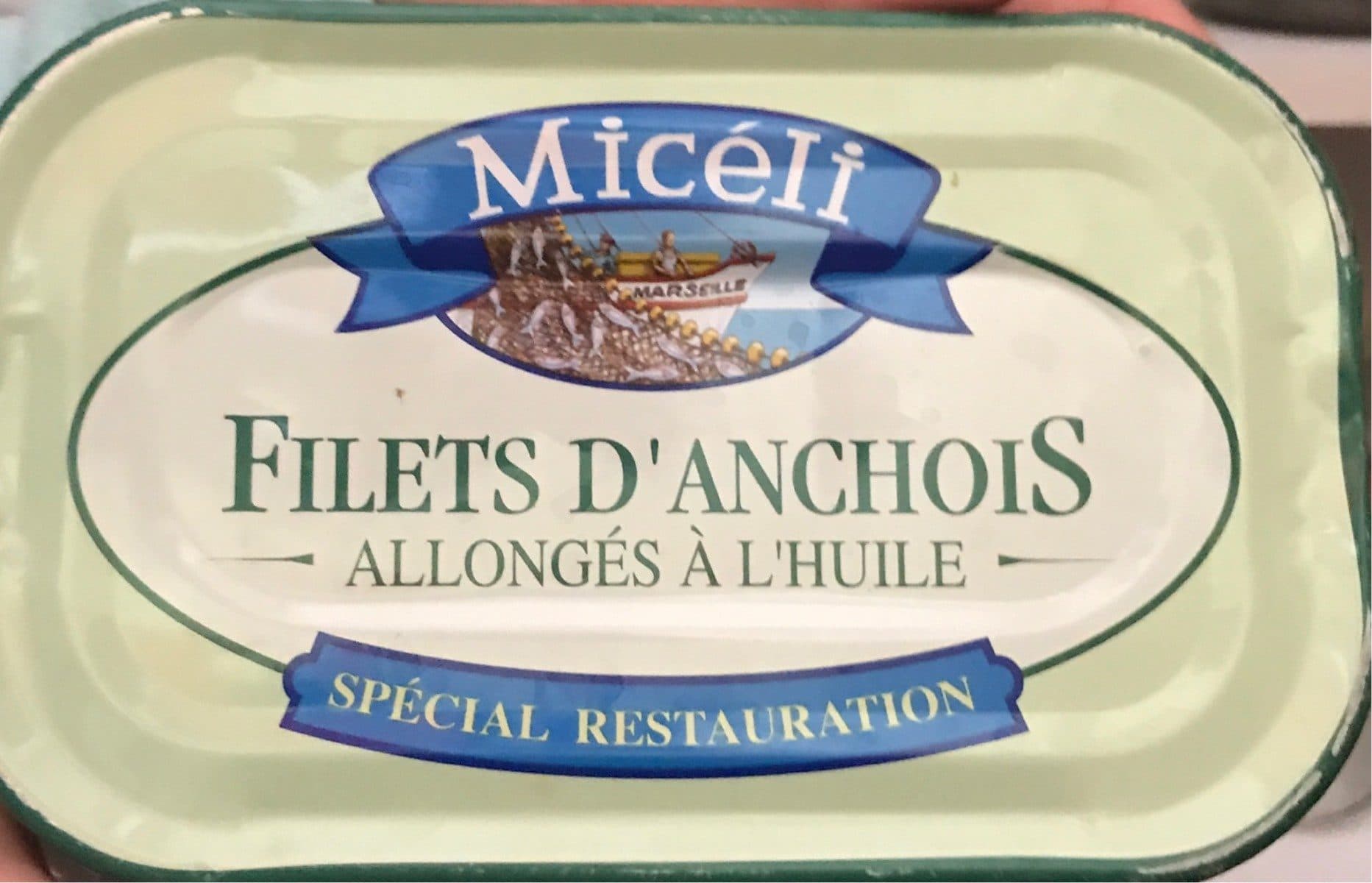 Micéli Filets d'anchois packshot