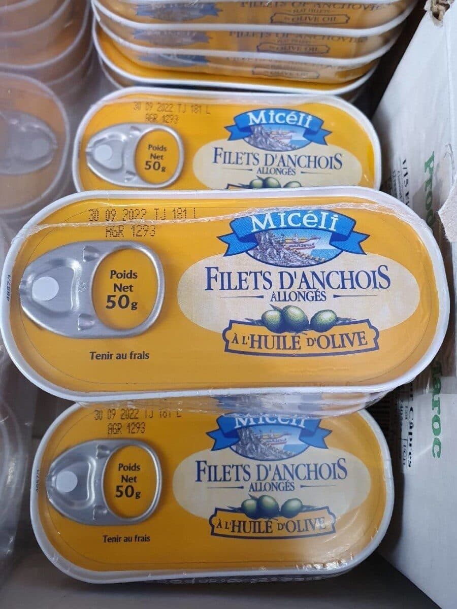 Micéli Filets d'anchois packshot