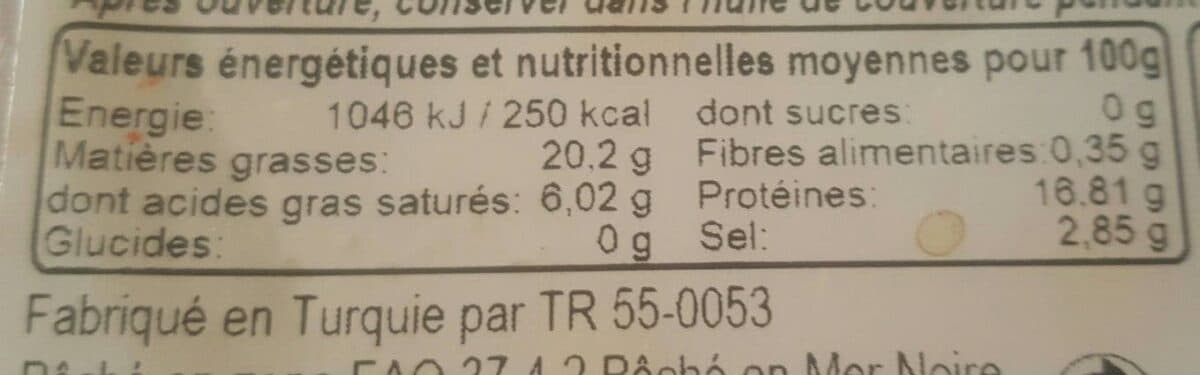 Micéli Filets d'anchois à l'orientale packshot