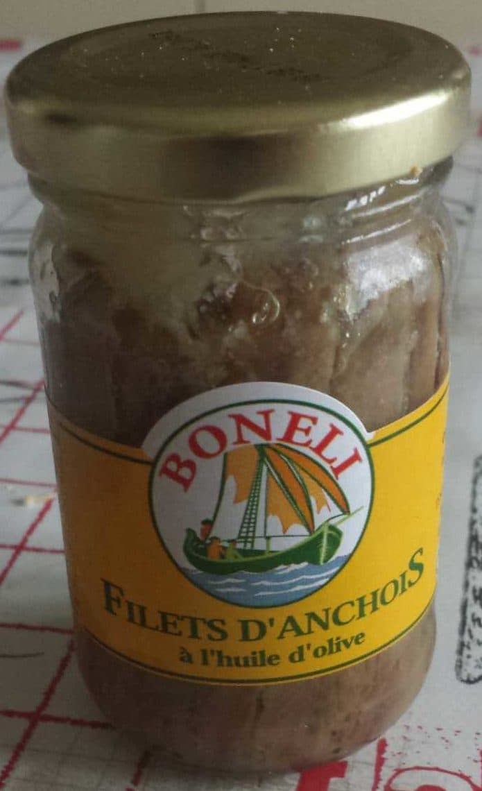 Boneli Filets d'anchois à l'huile d'olive packshot