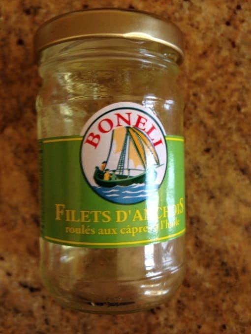 Bonelli Filets d'anchois roulés aux câpres à l'huile packshot
