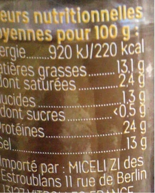 La Cuisine Du Poissonnier Filets d'anchois packshot