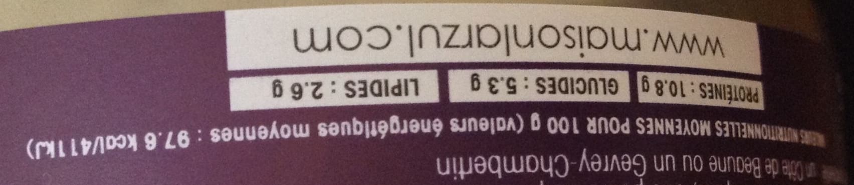 Maison Larzul Bœuf bourguignon au pinot noir packshot