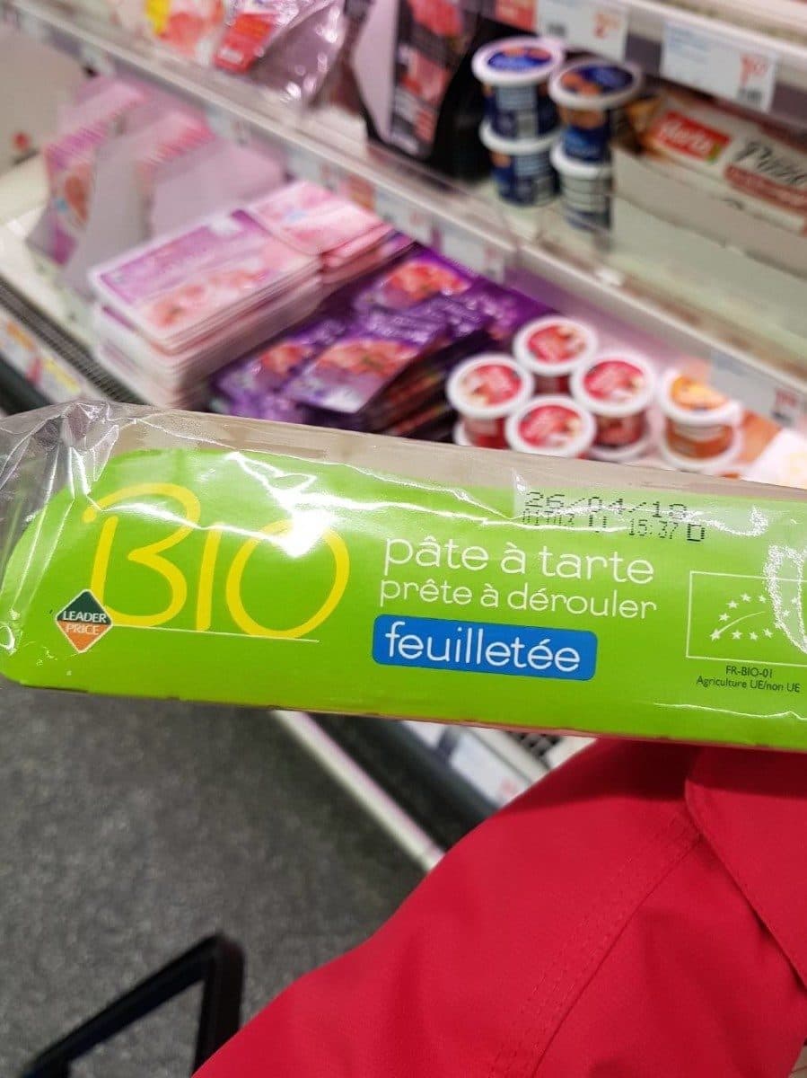 Leader Price Pâte feuilletée bio packshot