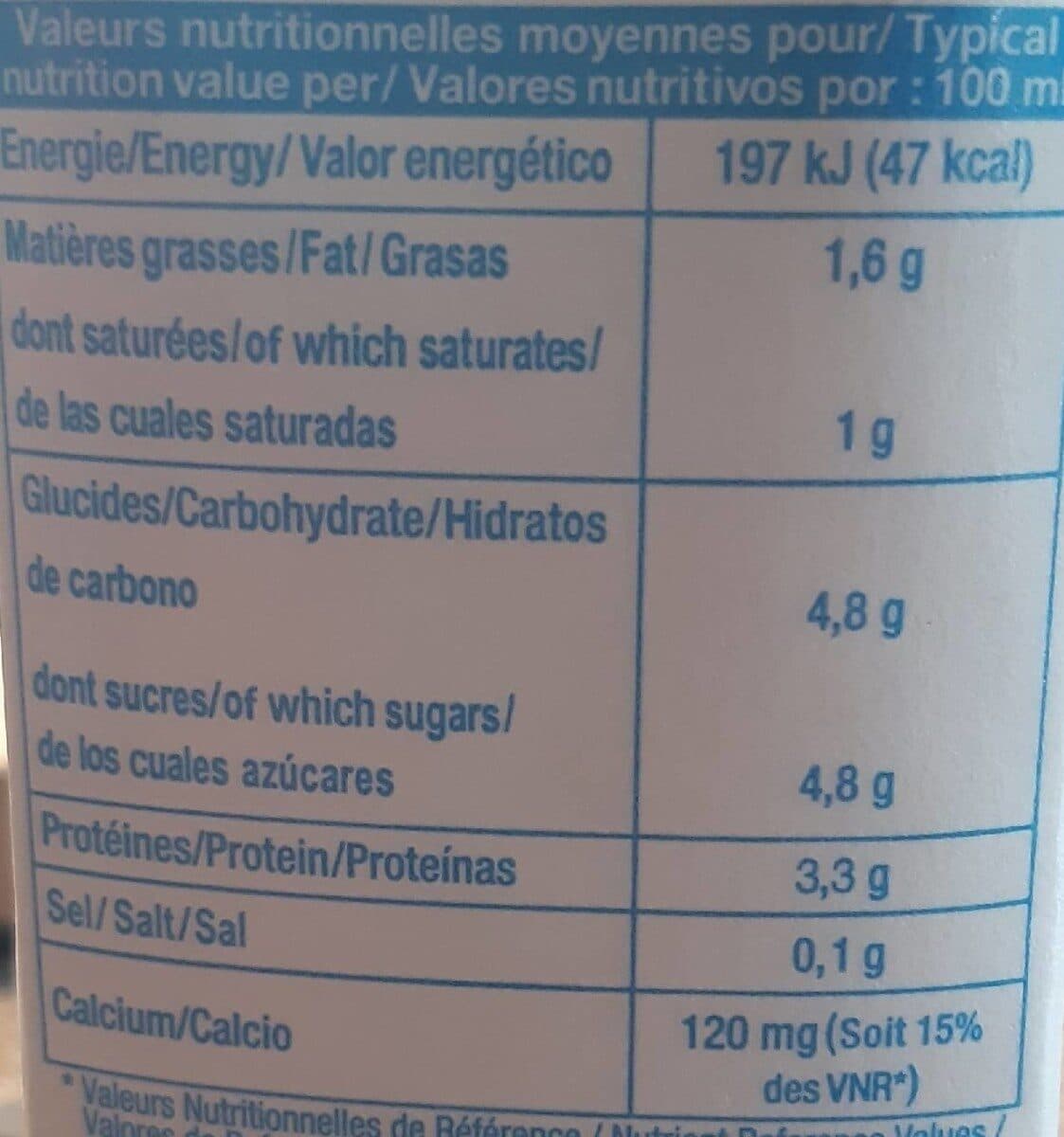 Matin Clair Lait demi-écrémé uht packshot