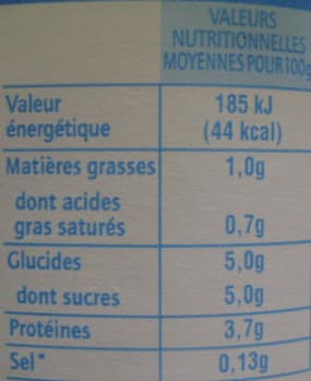 Matin Clair 4 Yaourts Nature packshot