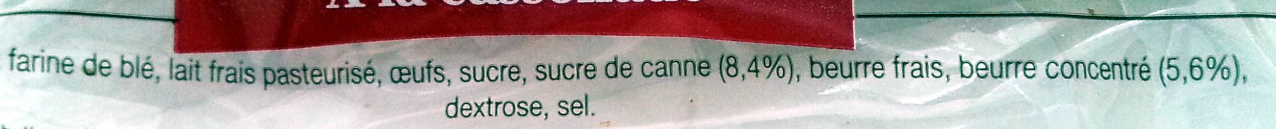 Paysan breton Crêpes beurrées sucrées "à la cassonade" packshot