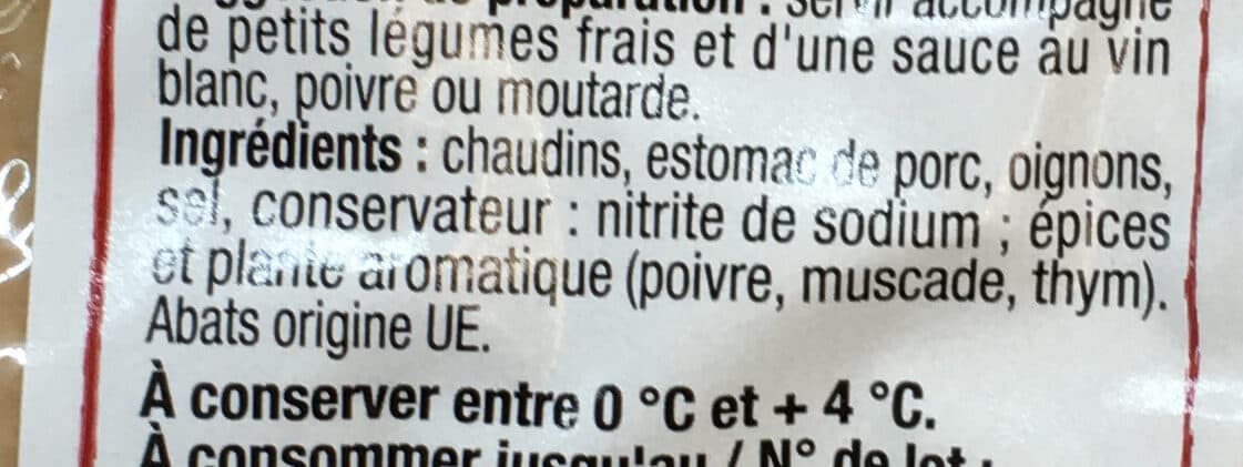 Gilbert Lemelle Véritable Andouillettes de Troyes A.A.A.A.A packshot