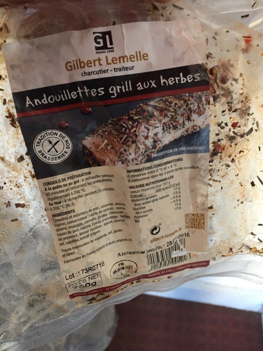 GILBERT LEMELLE Andouillettes packshot