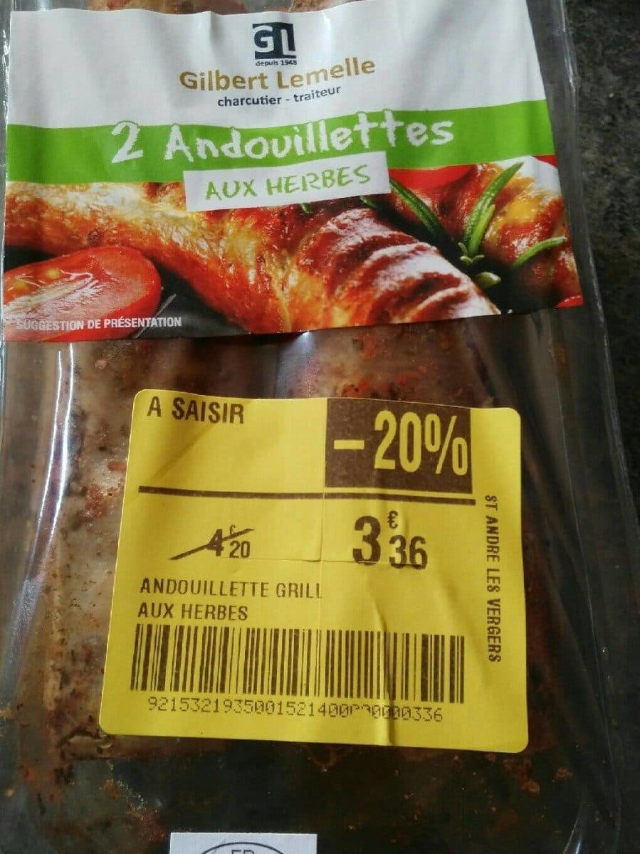 Open Food Facts Andouillette aux herbes packshot