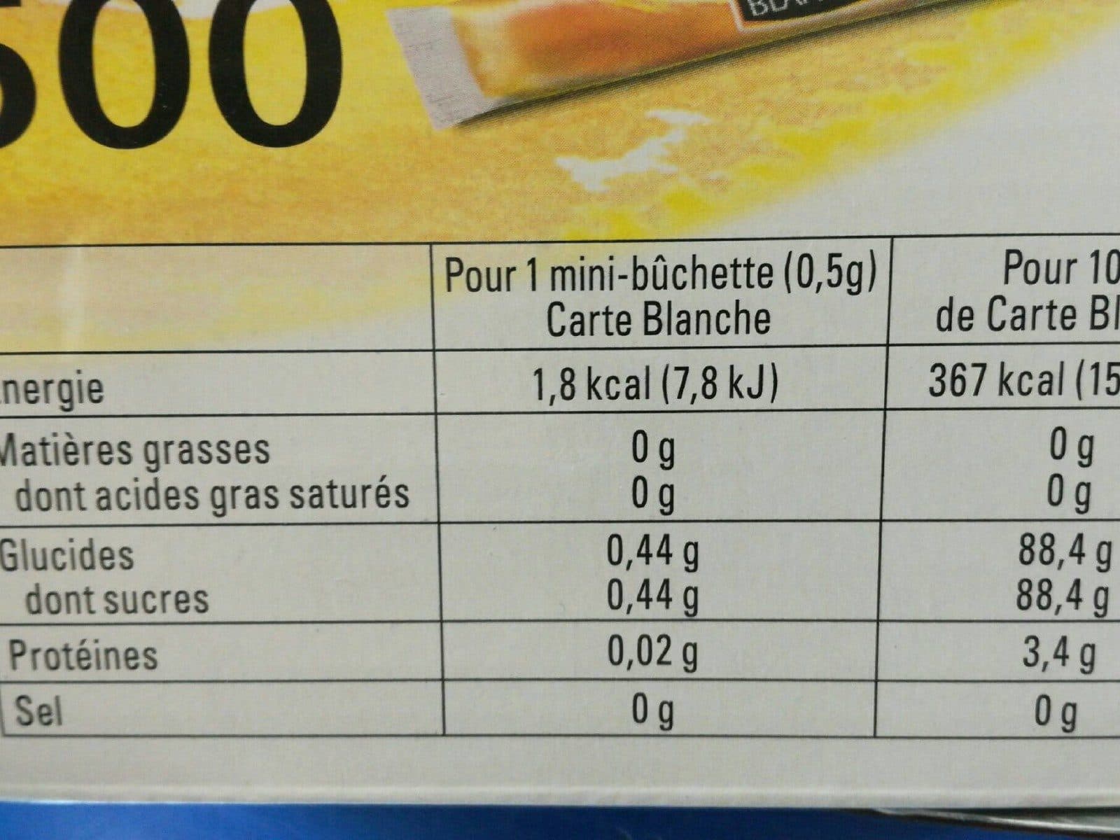 Open Food Facts Sucre mini buchette packshot