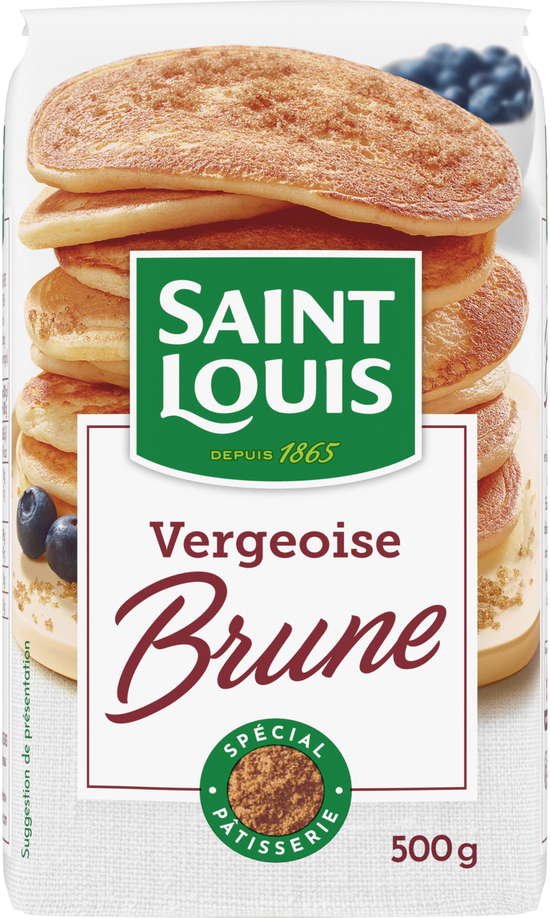 Saint Louis Vergeoise Brune Saint Louis 500g packshot
