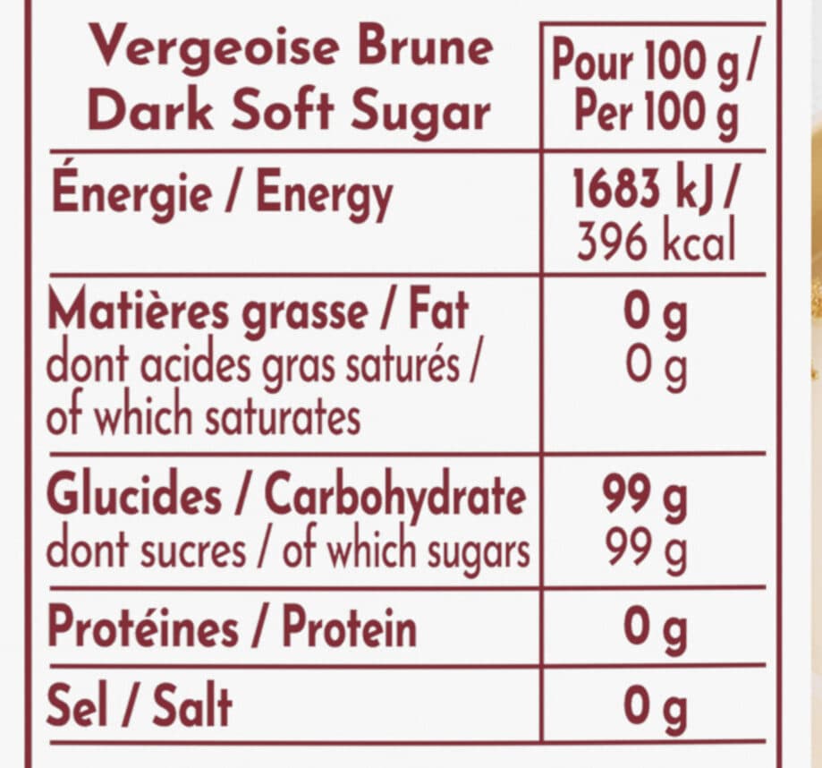 Saint Louis Vergeoise Brune Saint Louis 500g packshot