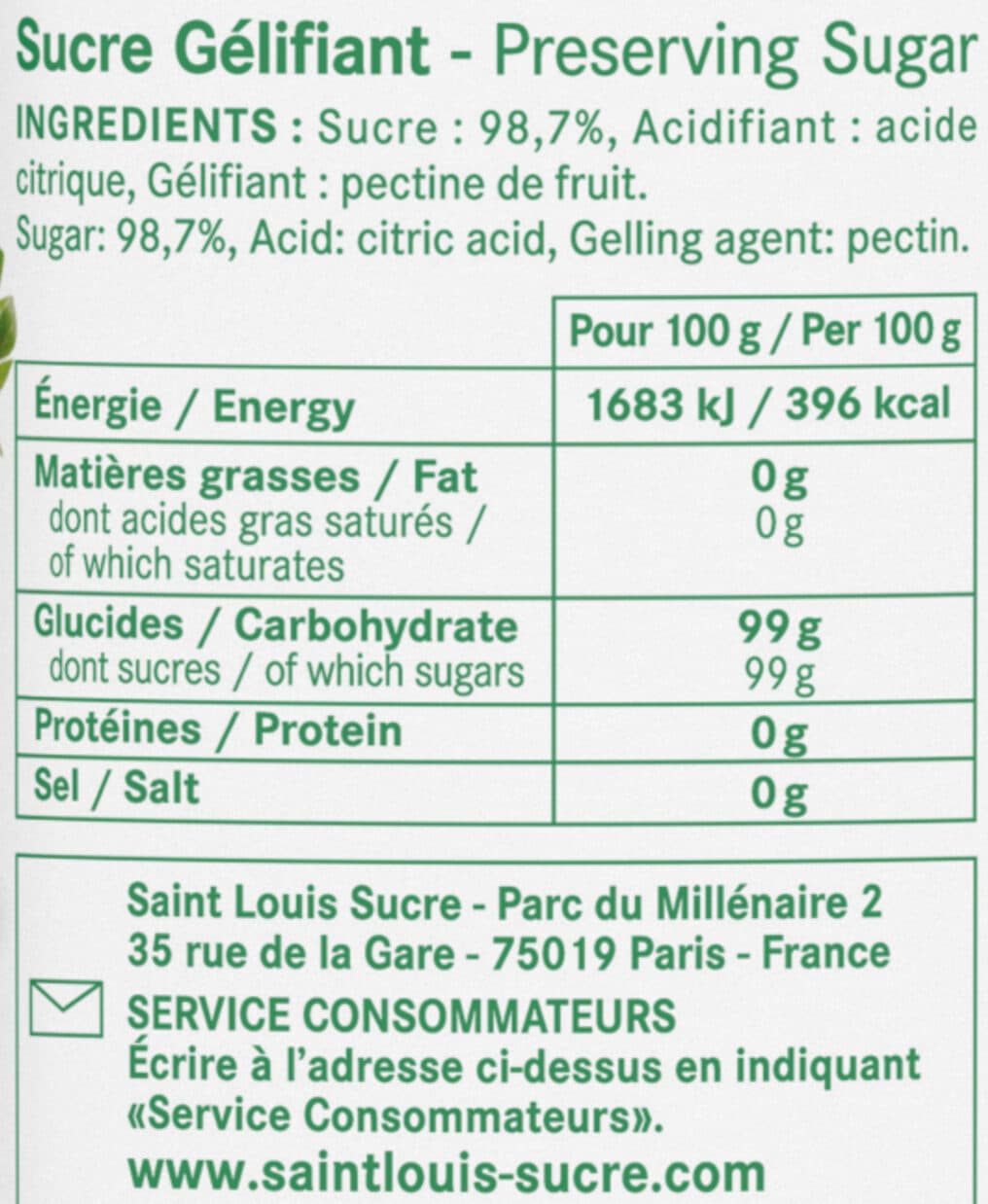 Saint louis Confisuc spécial Confit 3x1kg packshot