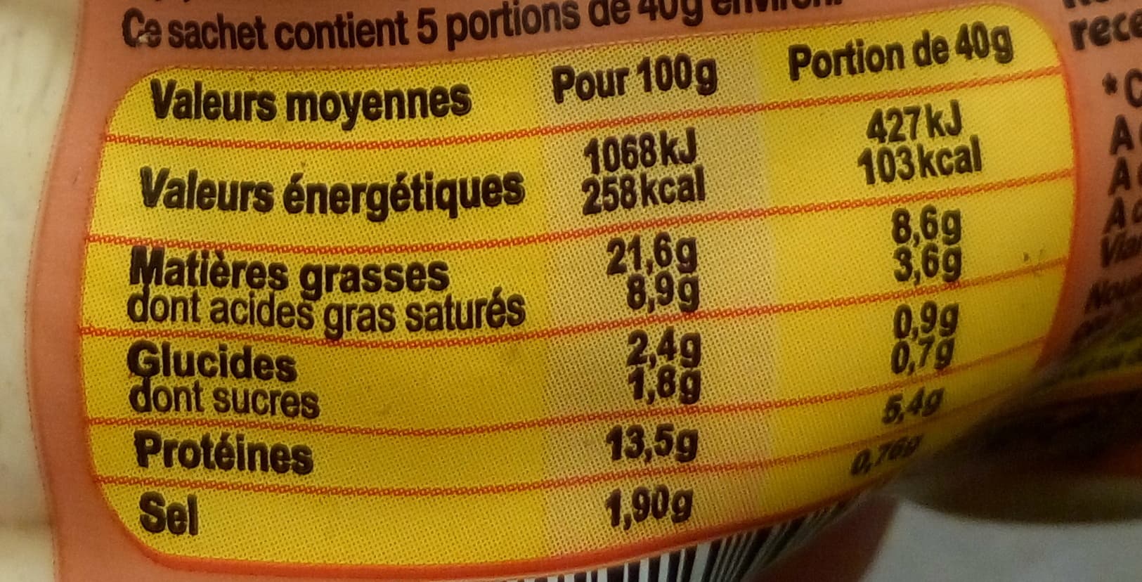 Jean Caby Petit Boudin Blanc packshot