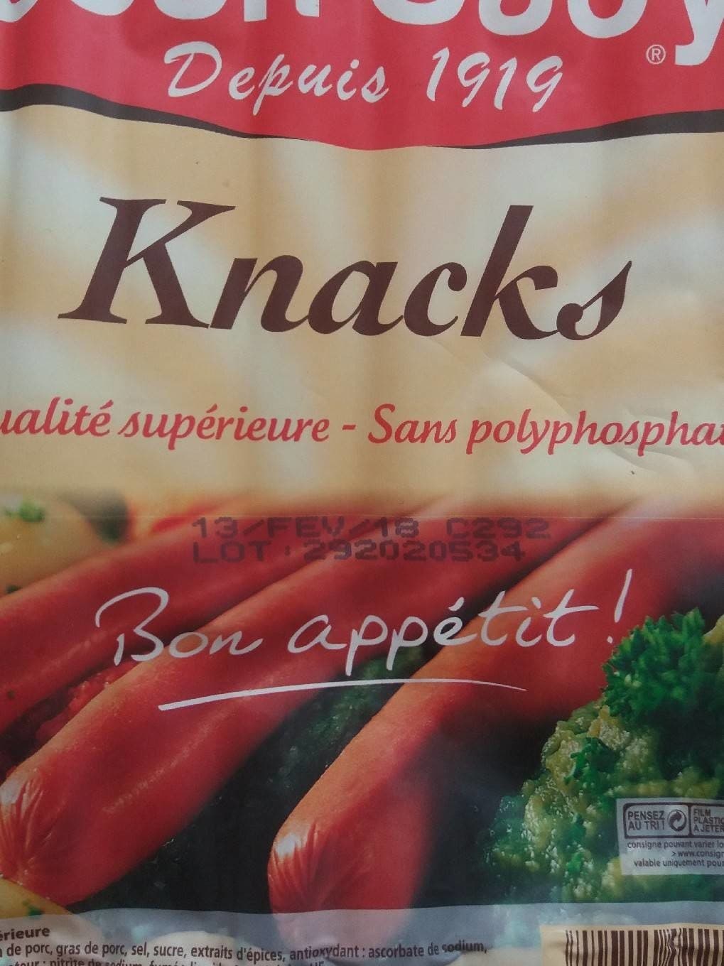 Jean Caby Knacks packshot