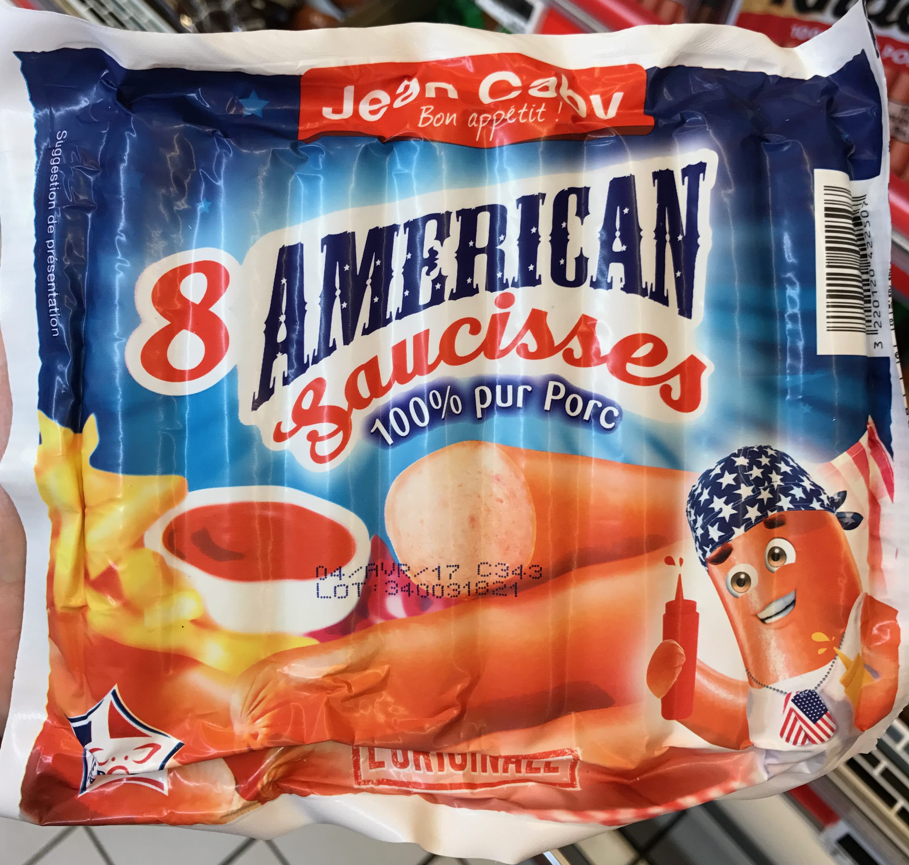 Jean Caby American Saucisses packshot