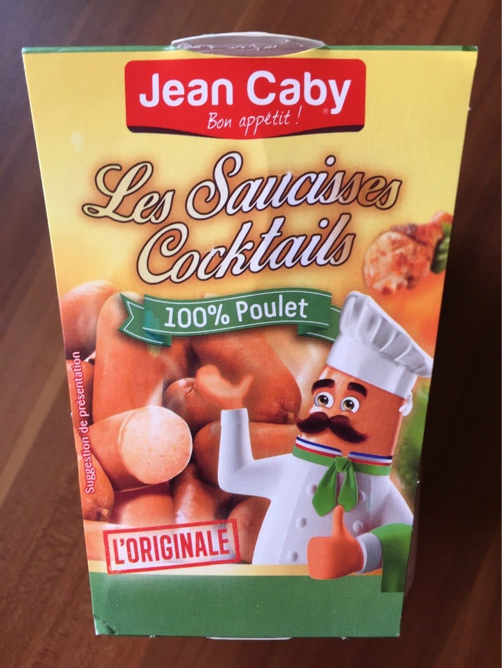 Jean Caby Les saucisses cocktails packshot