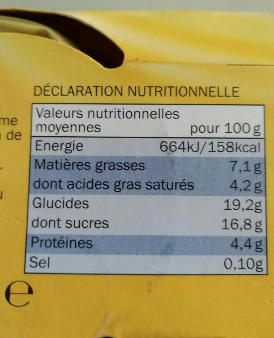 Milbona Crème aux oeufs saveur vanille packshot