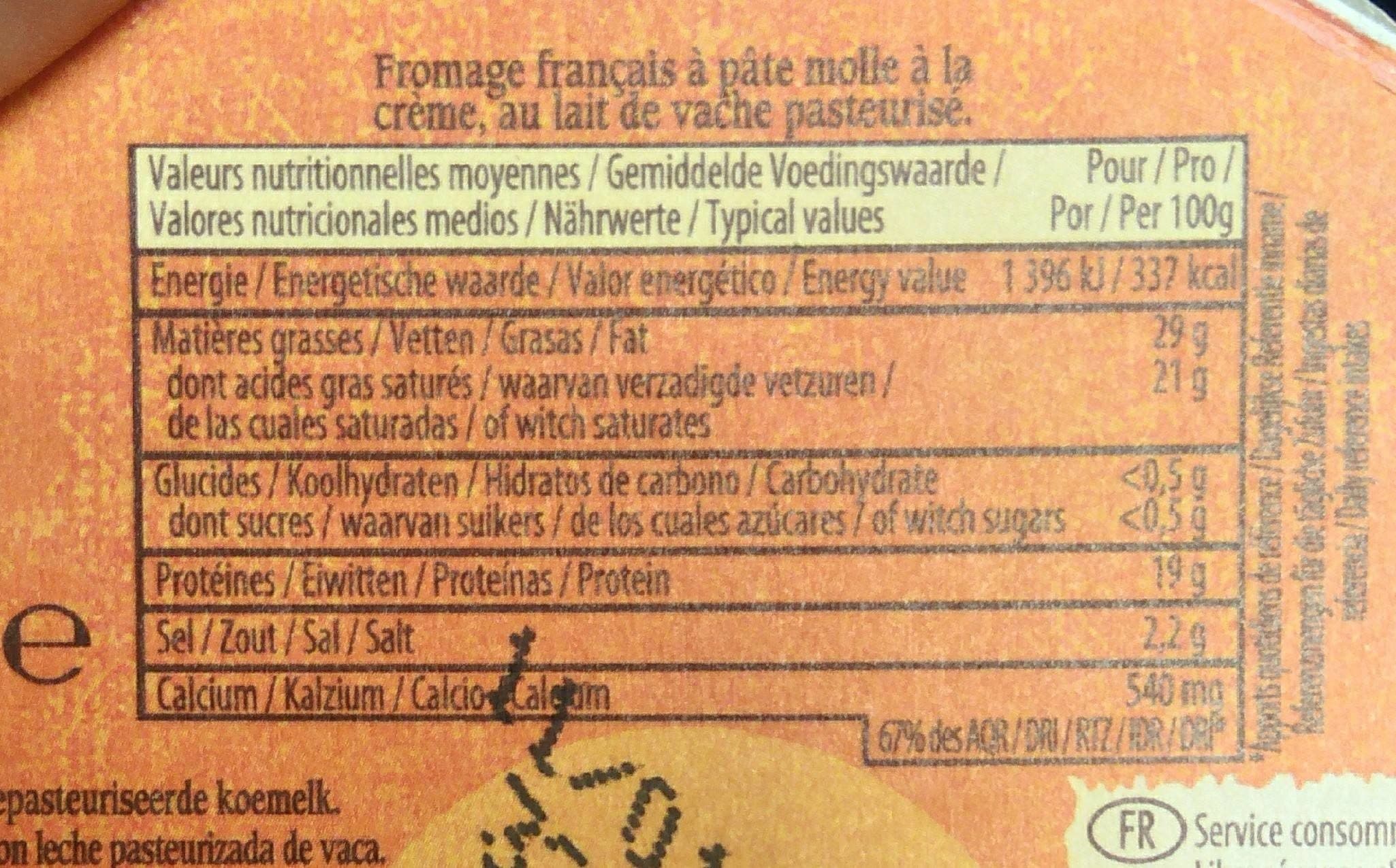 Chaumes Le véritable packshot