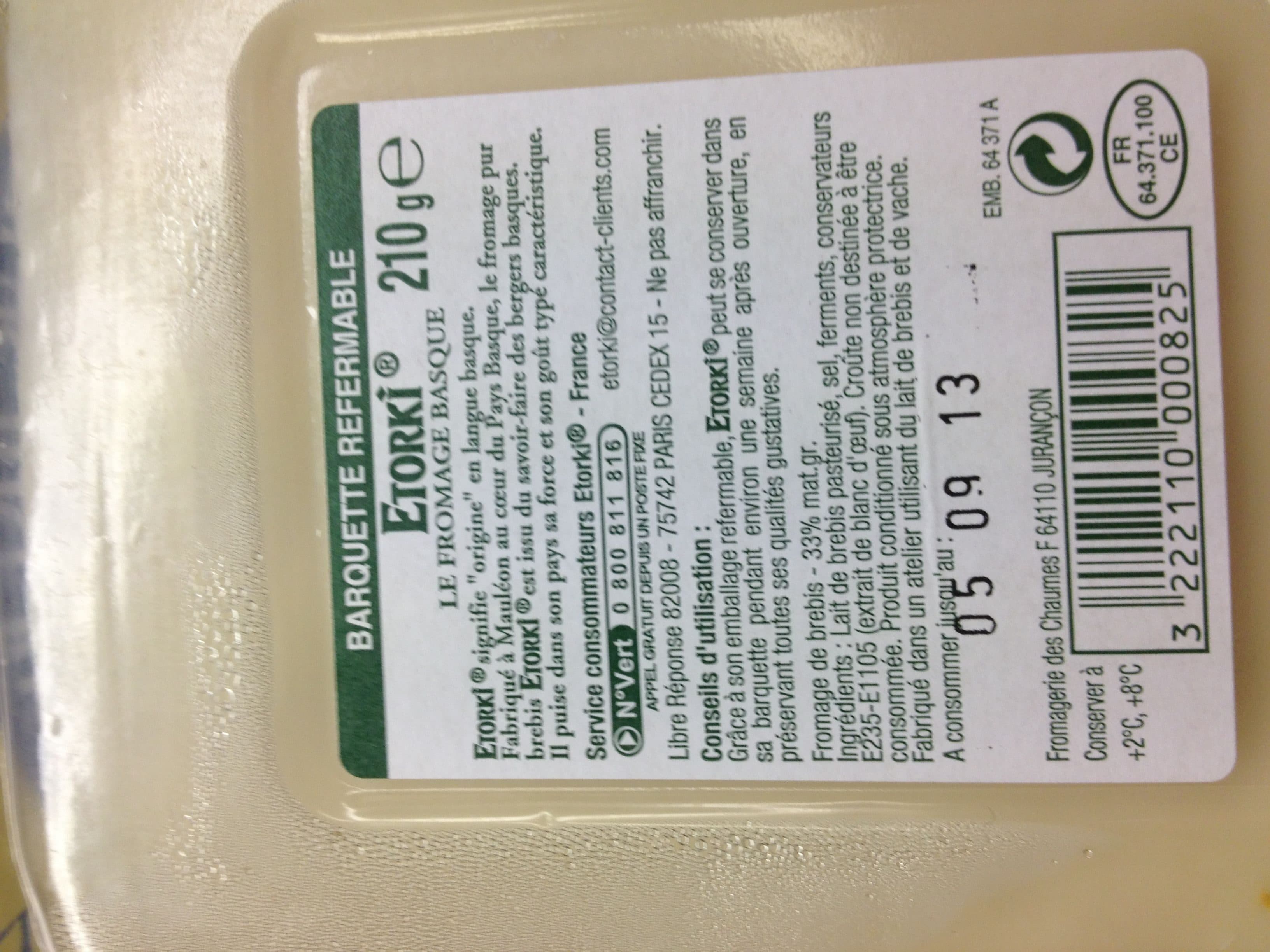 Etorki Etorki ® (33% MG) packshot