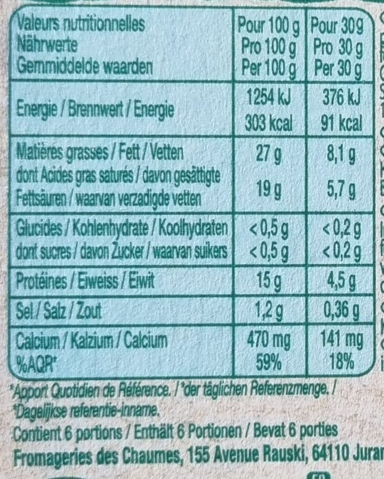 Fromageries des Chaumes Le Brebiou des Pyrénées packshot