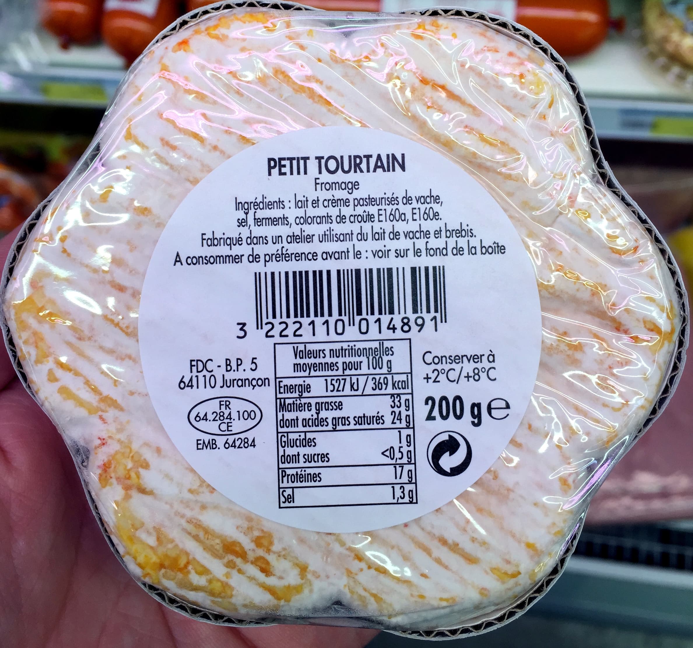 FDC Petit Tourtain (33% MG) packshot