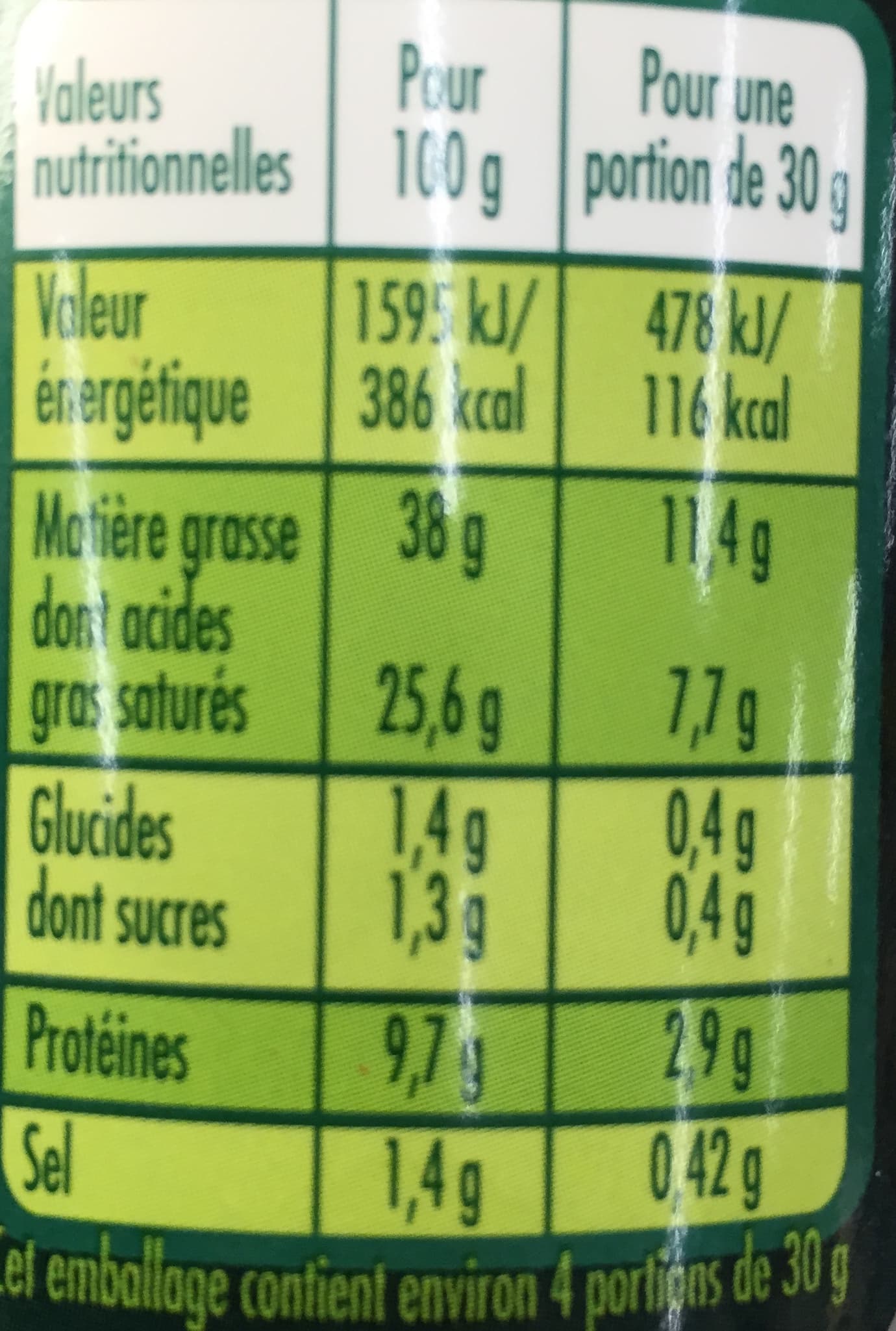 Saint Agur Frais Plaisir, Fromage au bleu (38 % MG) packshot