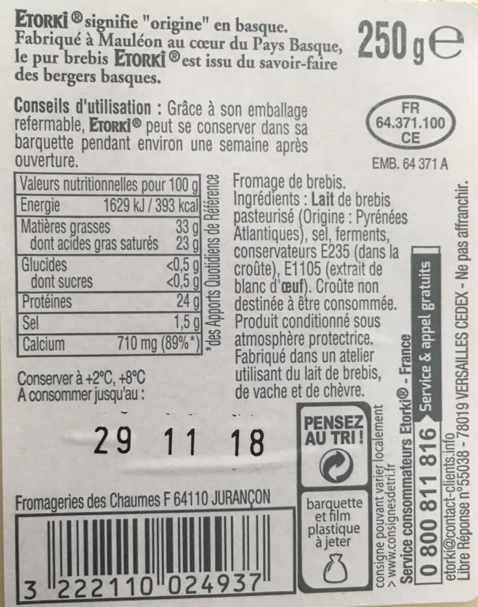 Etorki Etorki packshot
