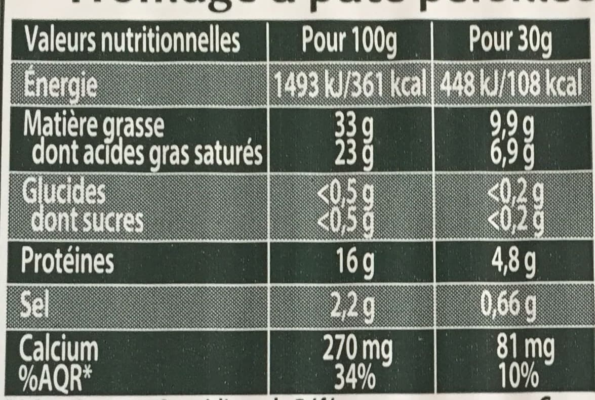 Saint Agur Force et fondant à la fois - Fromage à pâte persillée fabriqué en Velay packshot