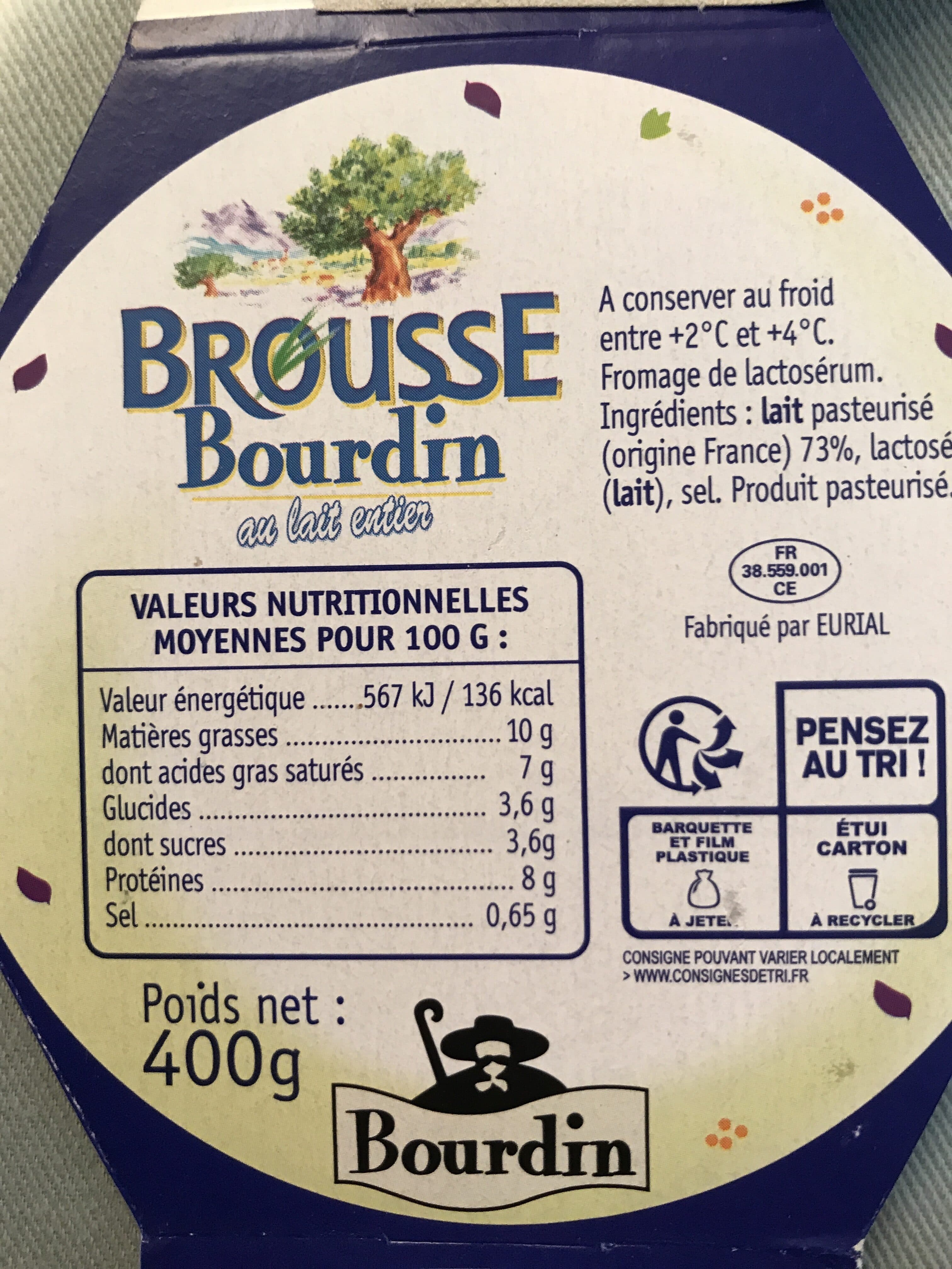 Agrial Brousse packshot