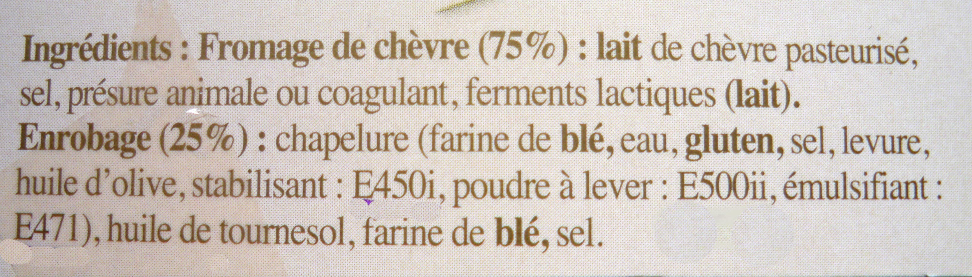 Valcrest 4 chèvres chauds, Prêts à Dorer (21% MG) packshot