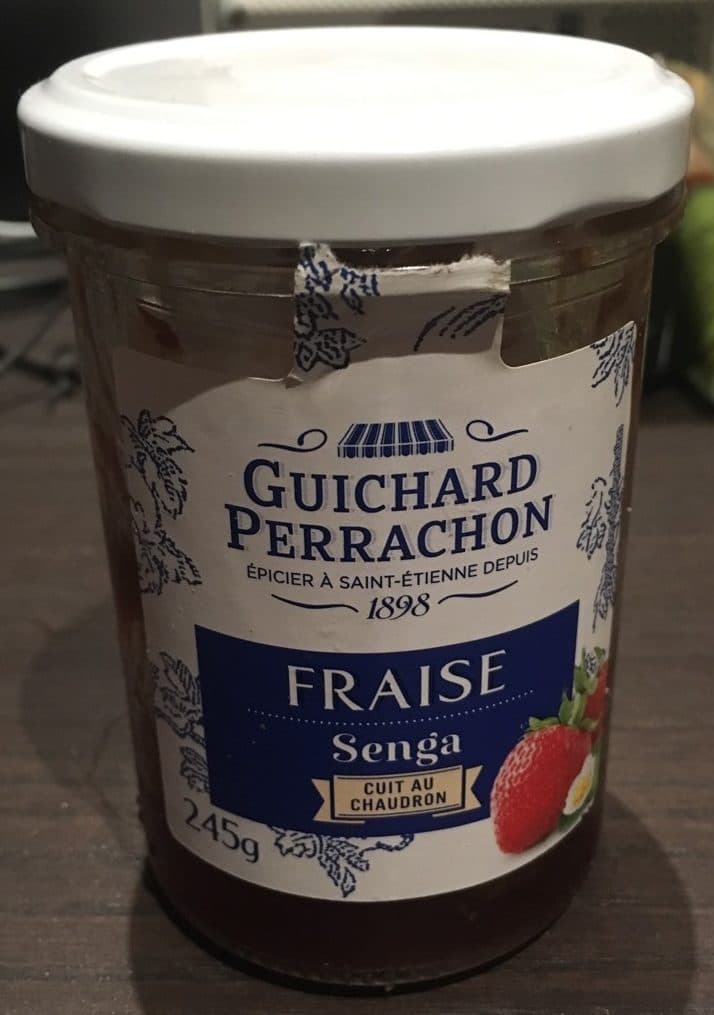 Guichard Perrachon Fraise Senga cuit au chaudron packshot