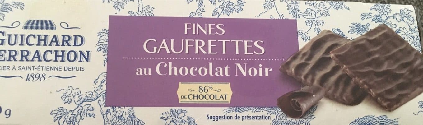 Guichard Perrachon Fines gaufrettes au chocolat noir packshot