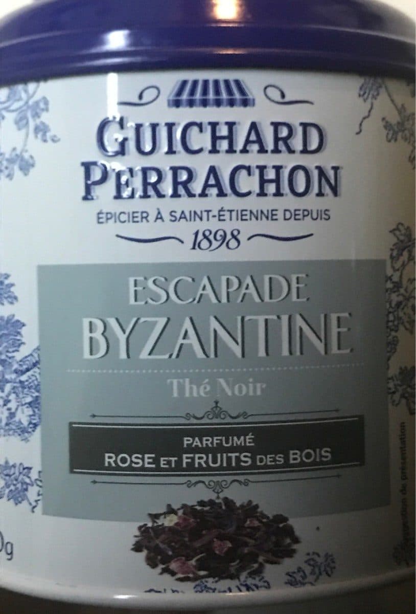 Guichard Perrachon Escapade byzantine Thé noir Parfumé Rose et Fruits des bois packshot