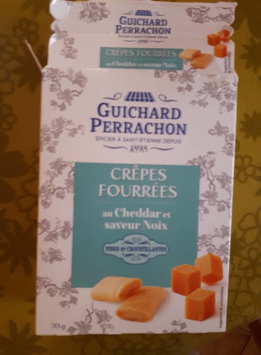 Guichard Perrachon Crêpes fourrées au cheddar saveur noix packshot