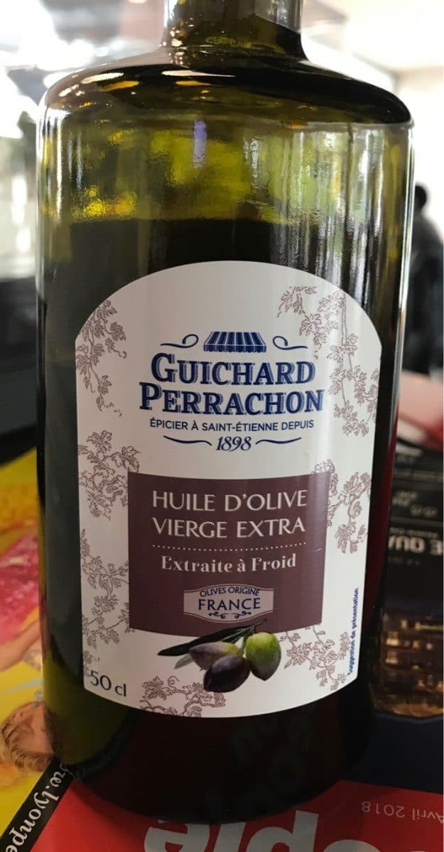 Guichard Perrachon Huile d'olive vierge extra Olives origine France packshot