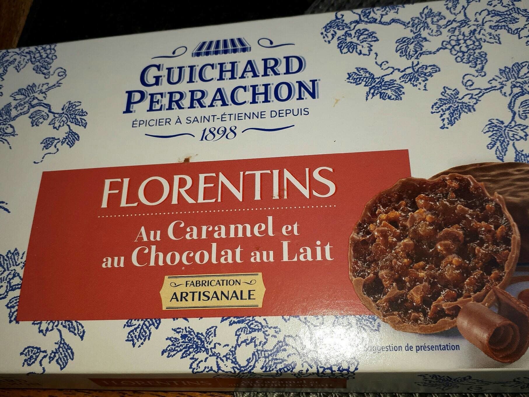 Guichard Perrachon Florentins au caramel et au chocolat au lait packshot