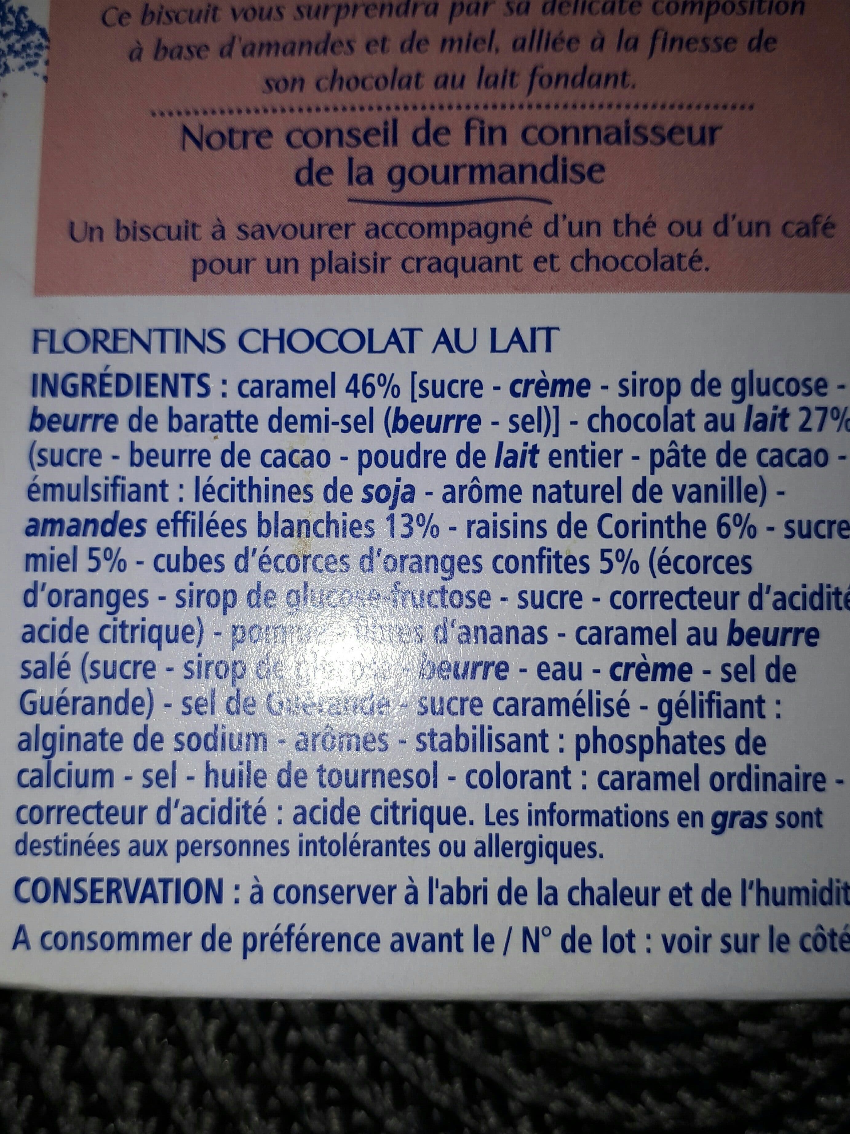 Guichard Perrachon Florentins au caramel et au chocolat au lait packshot