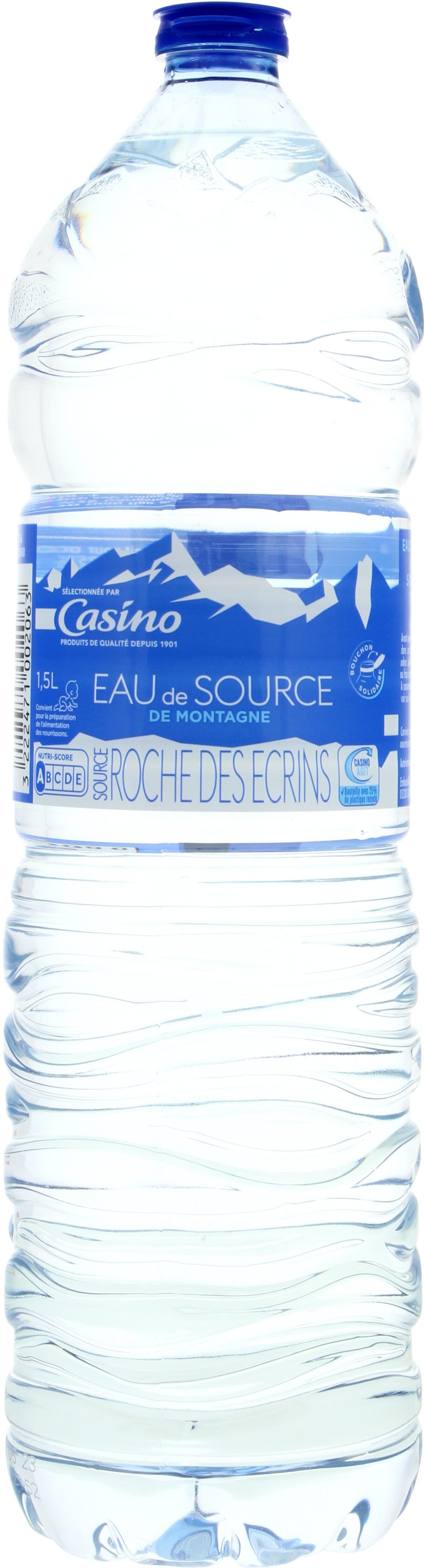 Casino Eau de source de montagne Aes Source Roches des Ecrins packshot