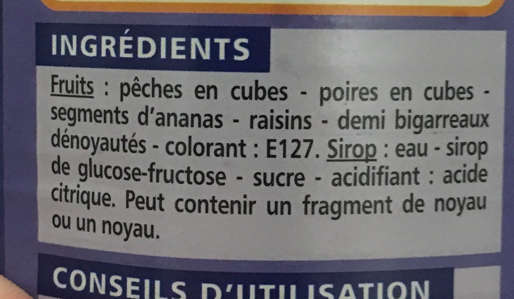 Casino Cocktail de fruits au sirop léger packshot