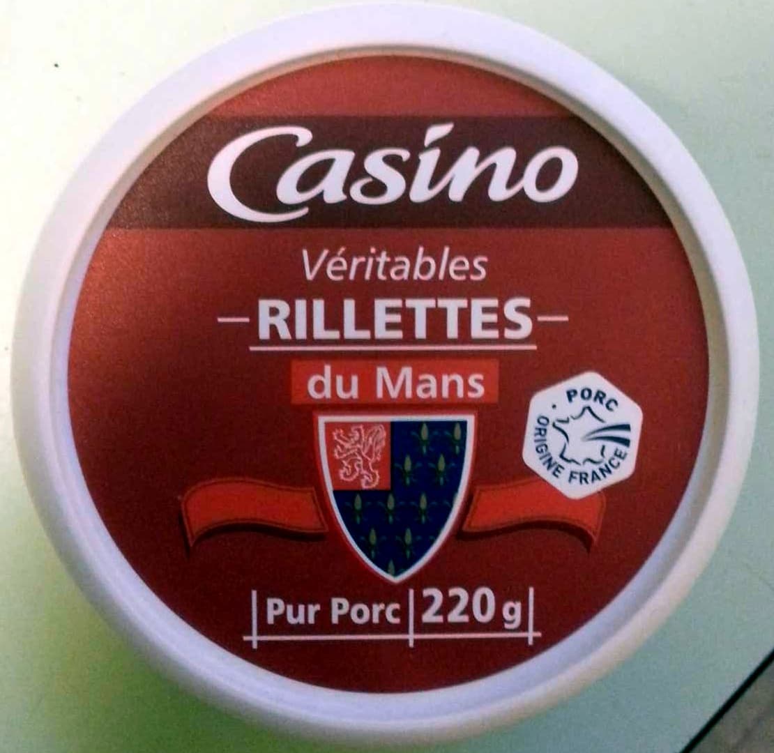 Casino Véritables Rillettes du Mans packshot