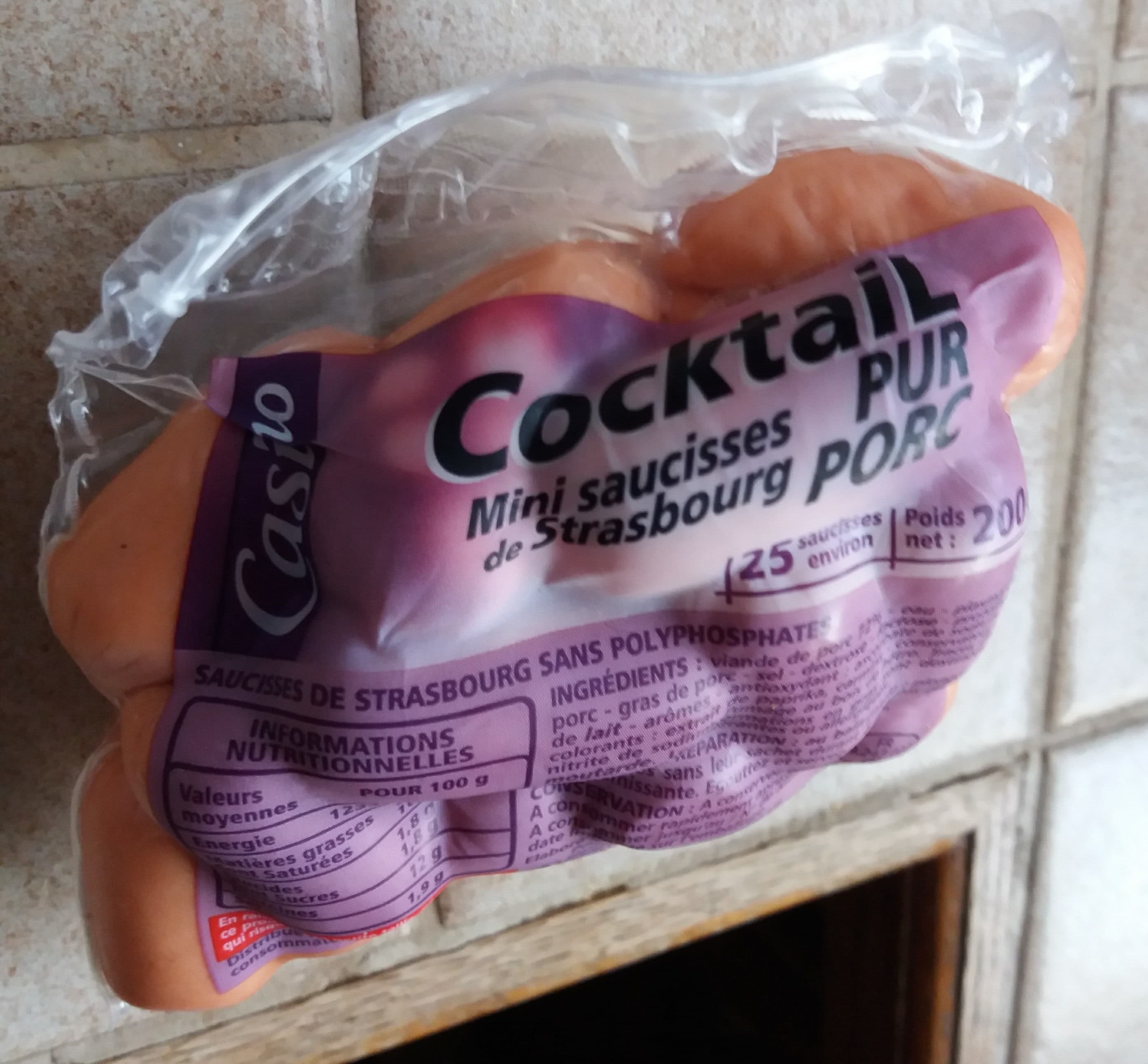 Casino Cocktails mini saucisses de Strasbourg pur porc packshot