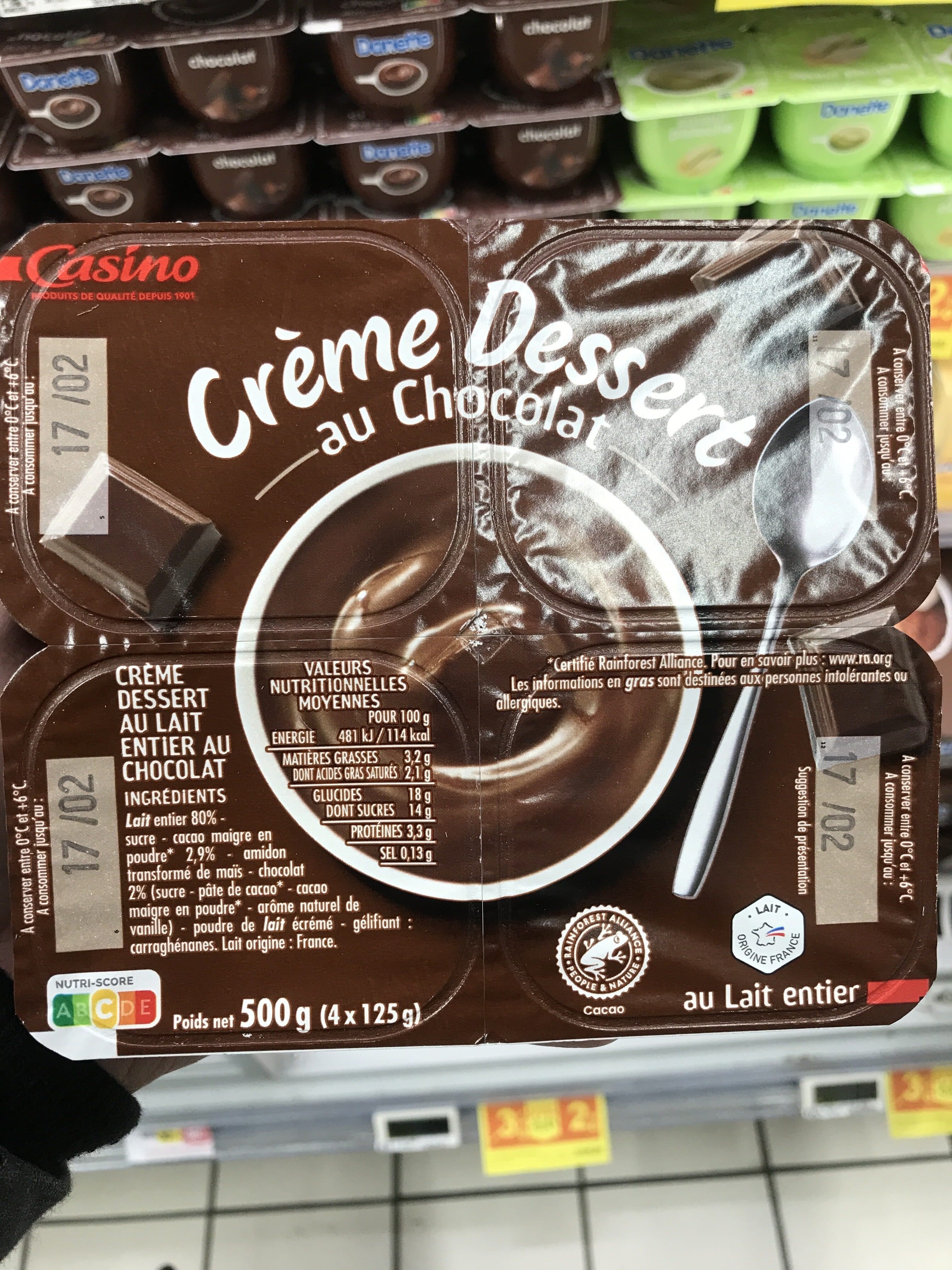 Casino Crème dessert - saveur chocolat packshot