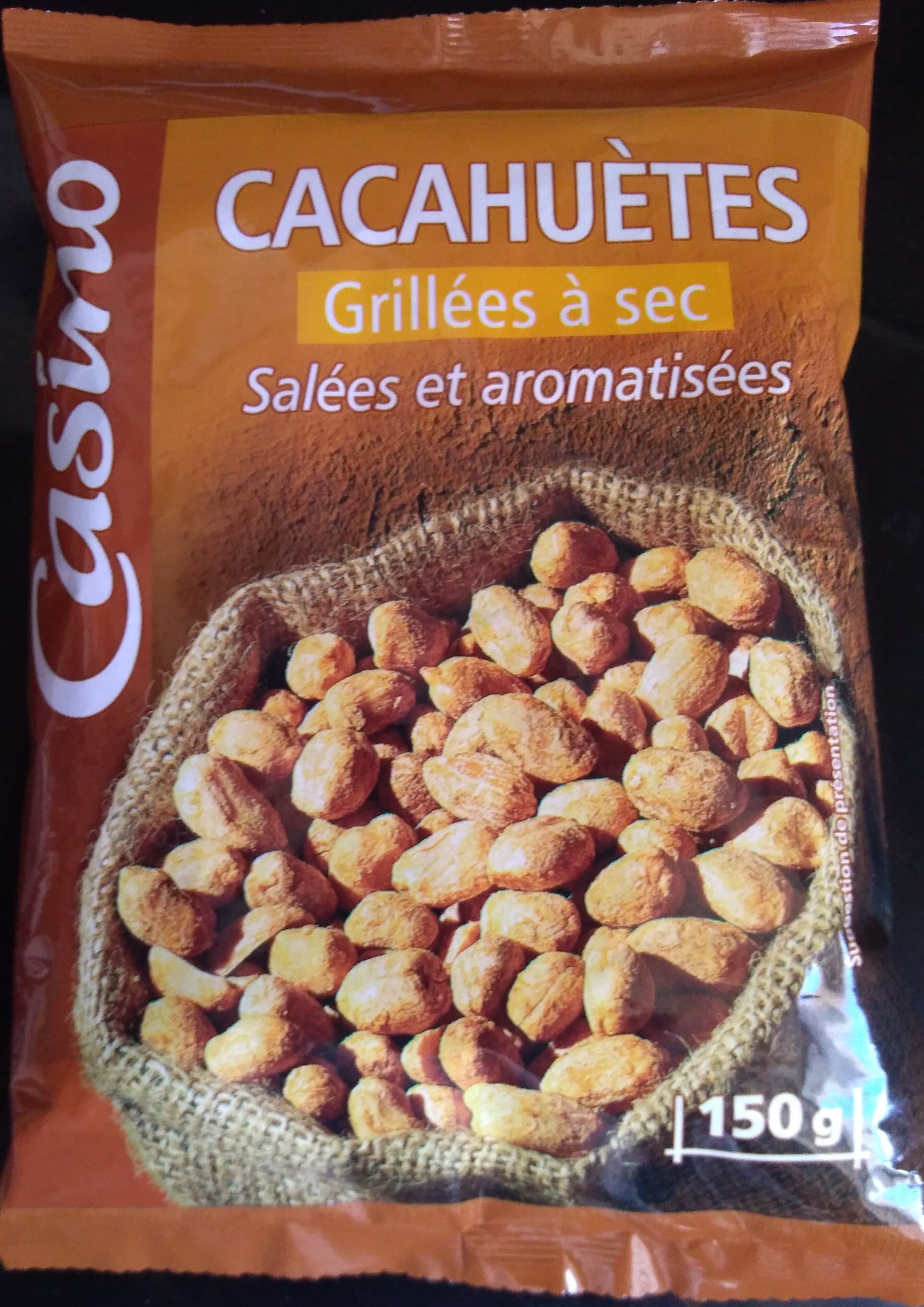 Casino Cacahuètes Grillées à sec Salées et aromatisées packshot
