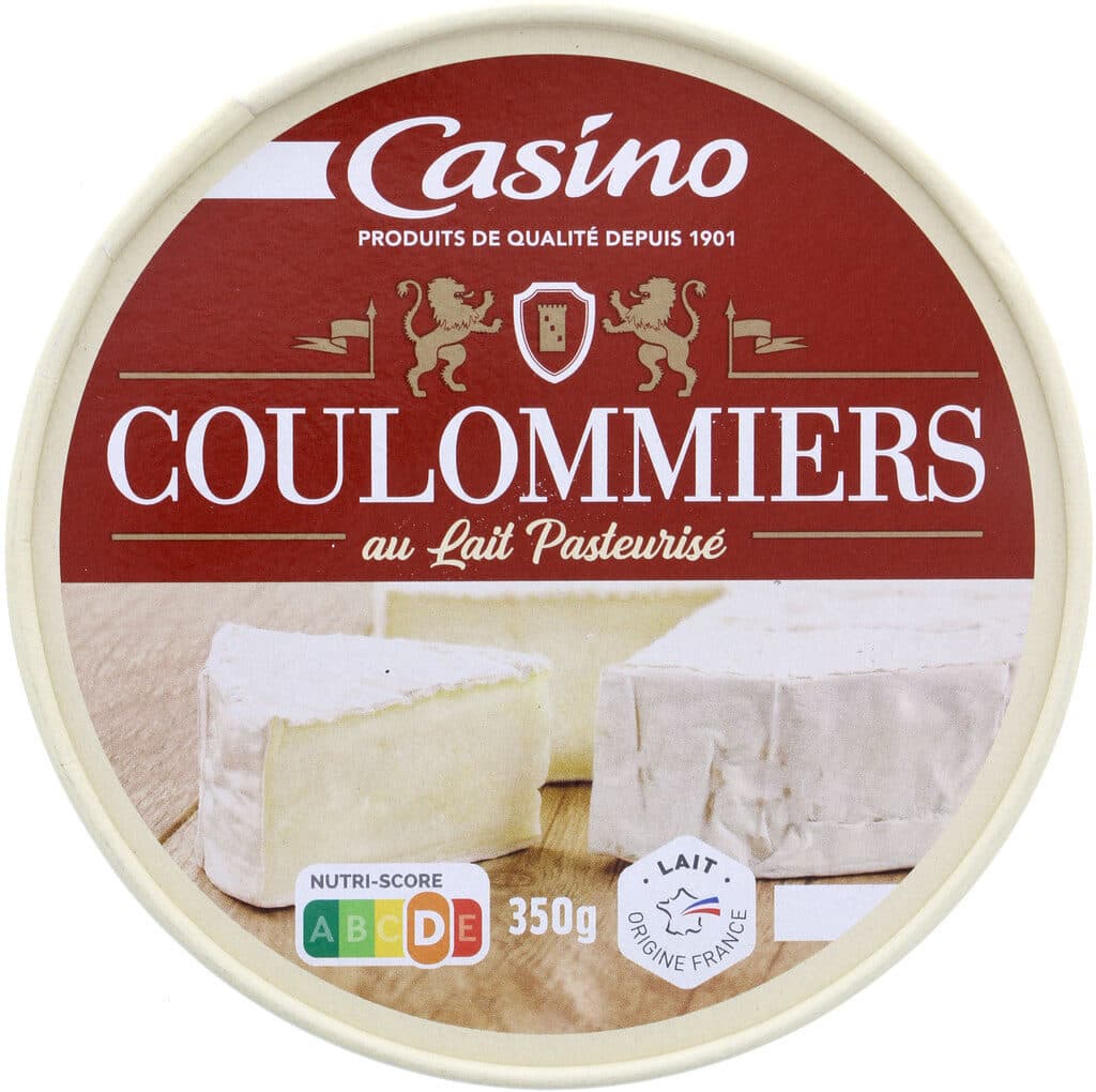 Casino Coulommiers au lait pasteurisé packshot