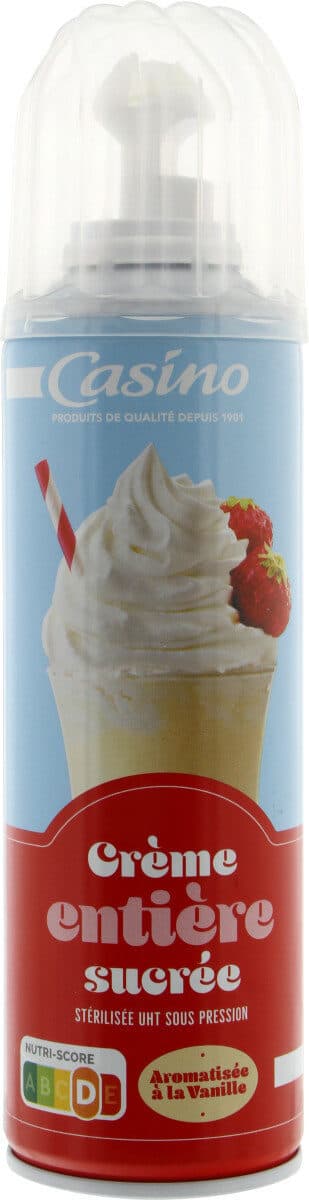 Casino Crème sucrée aromatisée vanille packshot